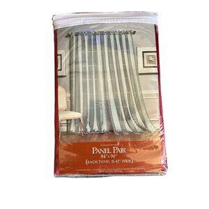 Ravel Panel Pair 84" X 96" Red Curtains Each Panel 42" Wide